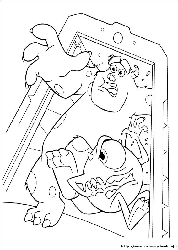 Monsters, inc. coloring picture